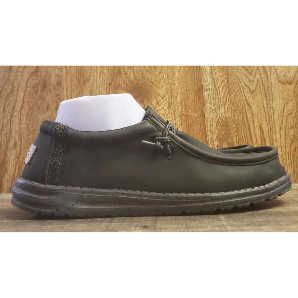 Hey Dude Wally Raven Slip On Shoes Mens Size 8 Black